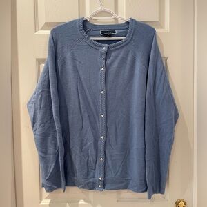 Blue Karen Scott Cardigan